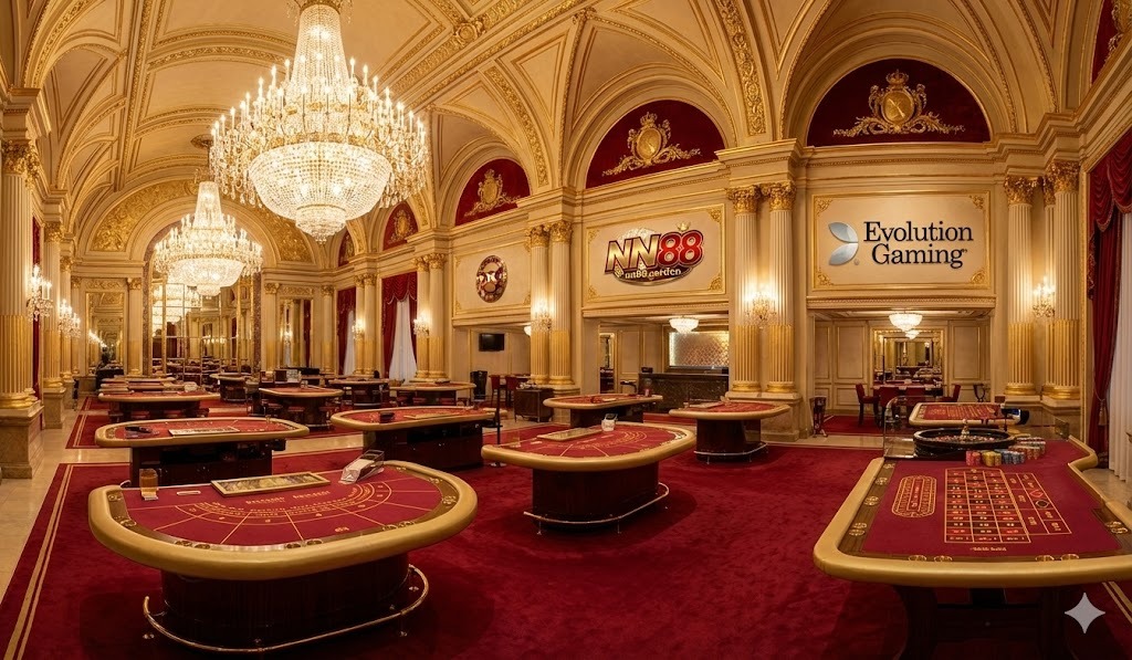 Sự kết hợp hoàn hảo giữa công nghệ và cảm xúc thực của Evolution Gaming NN88